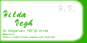 hilda vegh business card